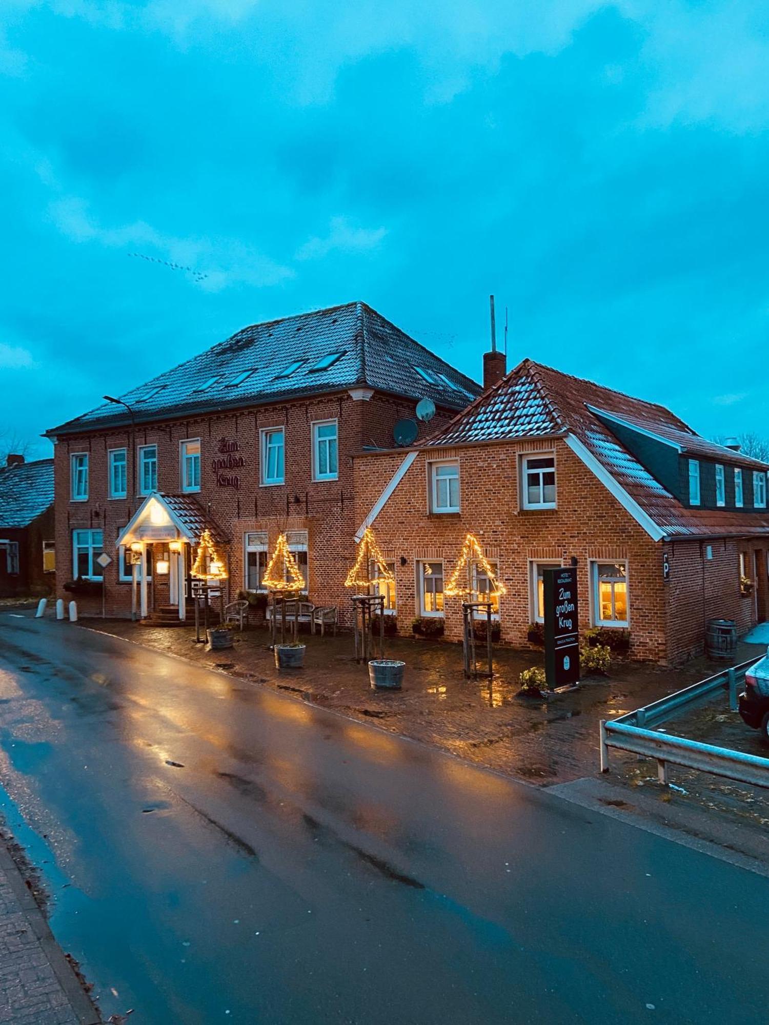 Hotel Zum Grossen Krug Wirdum Exterior foto