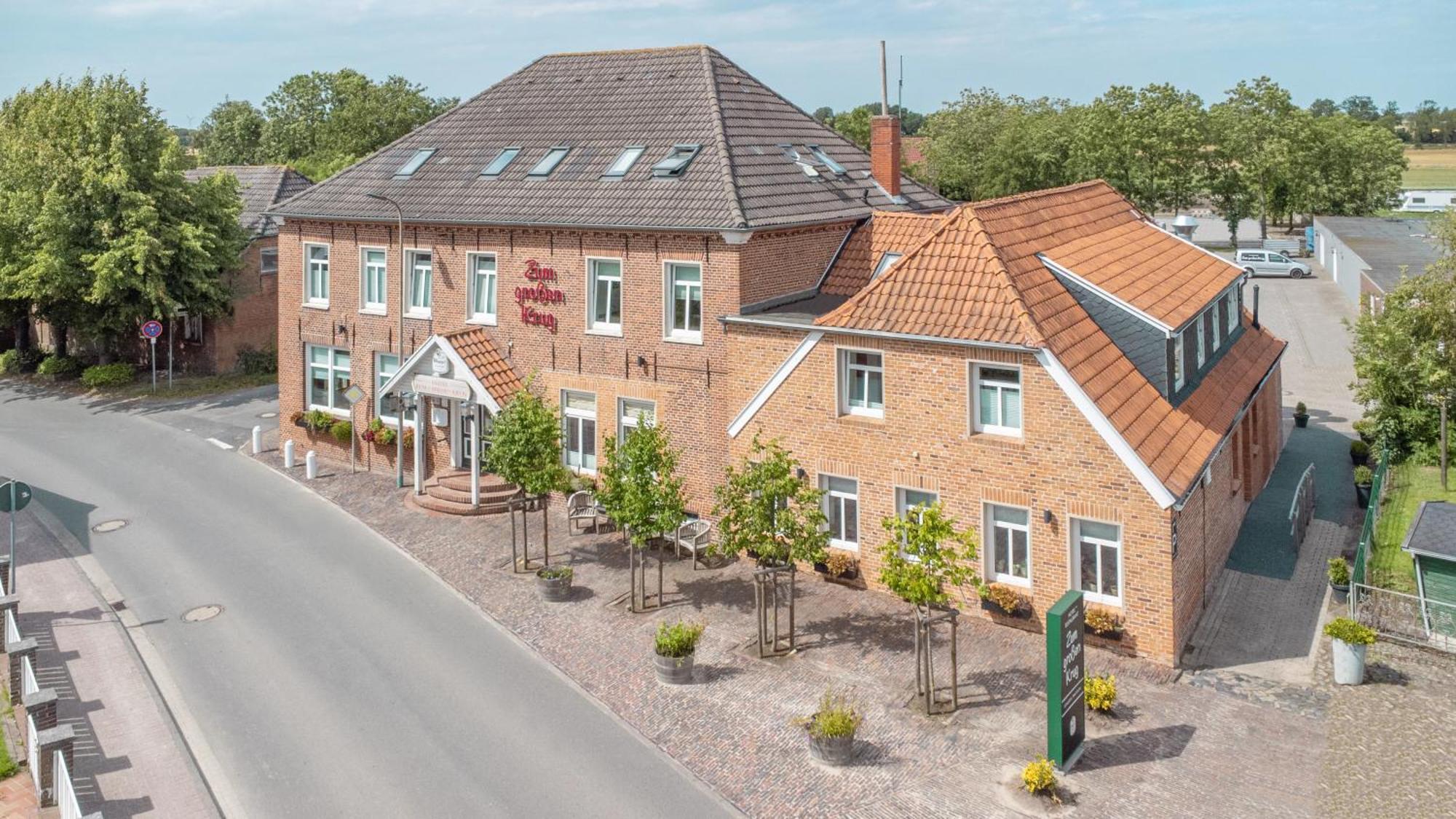 Hotel Zum Grossen Krug Wirdum Exterior foto